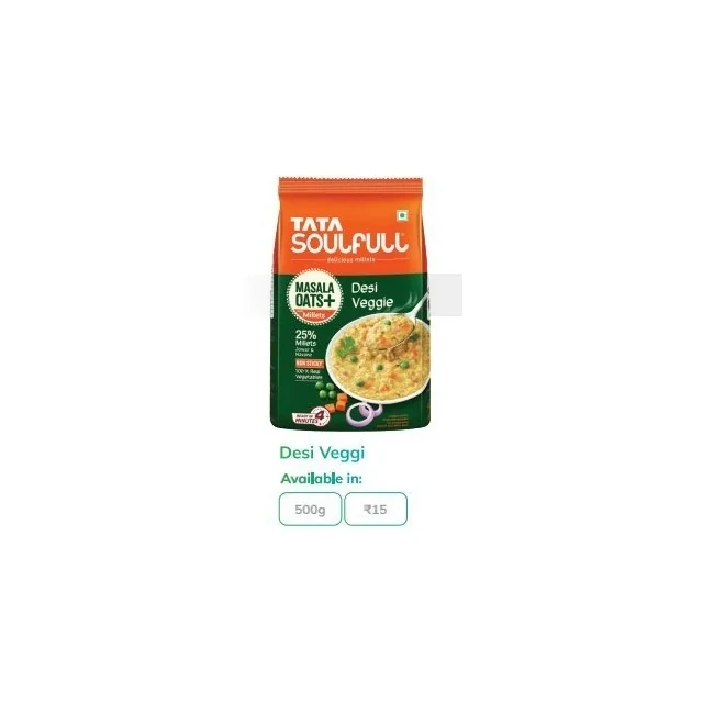 Tata Soulfull Plain Oats+ (900 g)