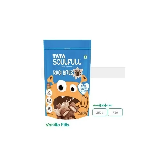 Tata Soulfull Ragi Bites Fills Vanilla (₹10 sachet)
