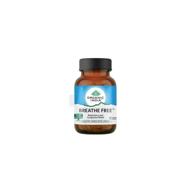 Organic India Breathe Free Capsules (60s)