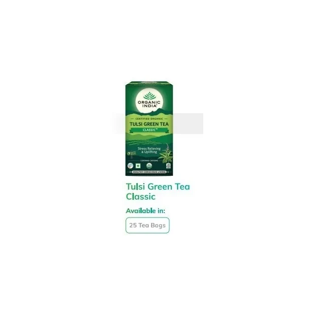 Organic India Tulsi Green Tea Classic (100 g)